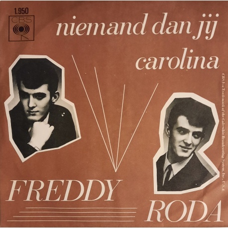 Freddy Roda ‎– Niemand dan jij / Carolina