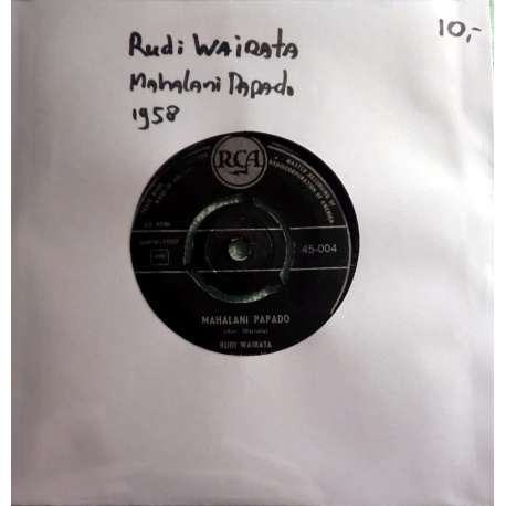 Rudi Wairata And His Hawaiian Minstrels ‎– Mahalani Papado / Rock And Roll And Breezes